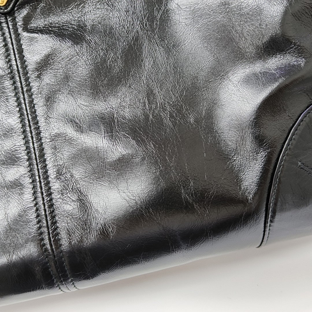 Bonnie Large Calfskin Black