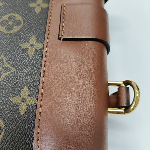 LOCKY BB Monogram Coated Canvas Brown