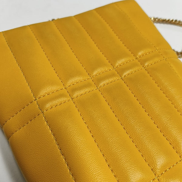 Lola Extra Small Quilted Lambskin Yellow