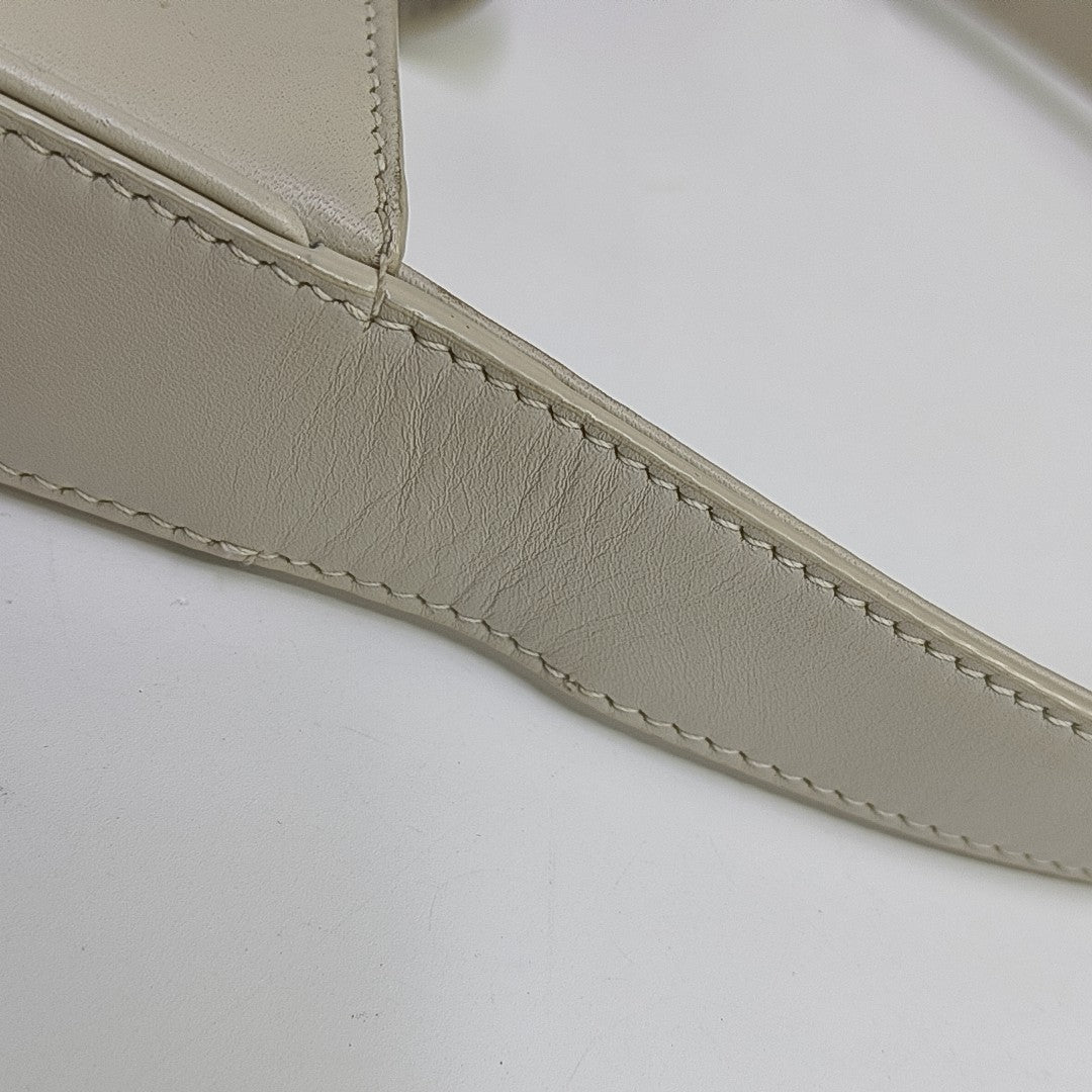LE 5 À 7 Mini Calfskin White