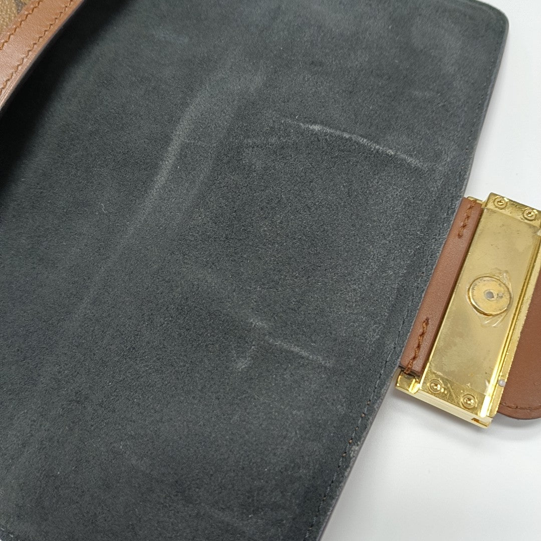 DAUPHINE MM Monogram Coated Canvas Brown