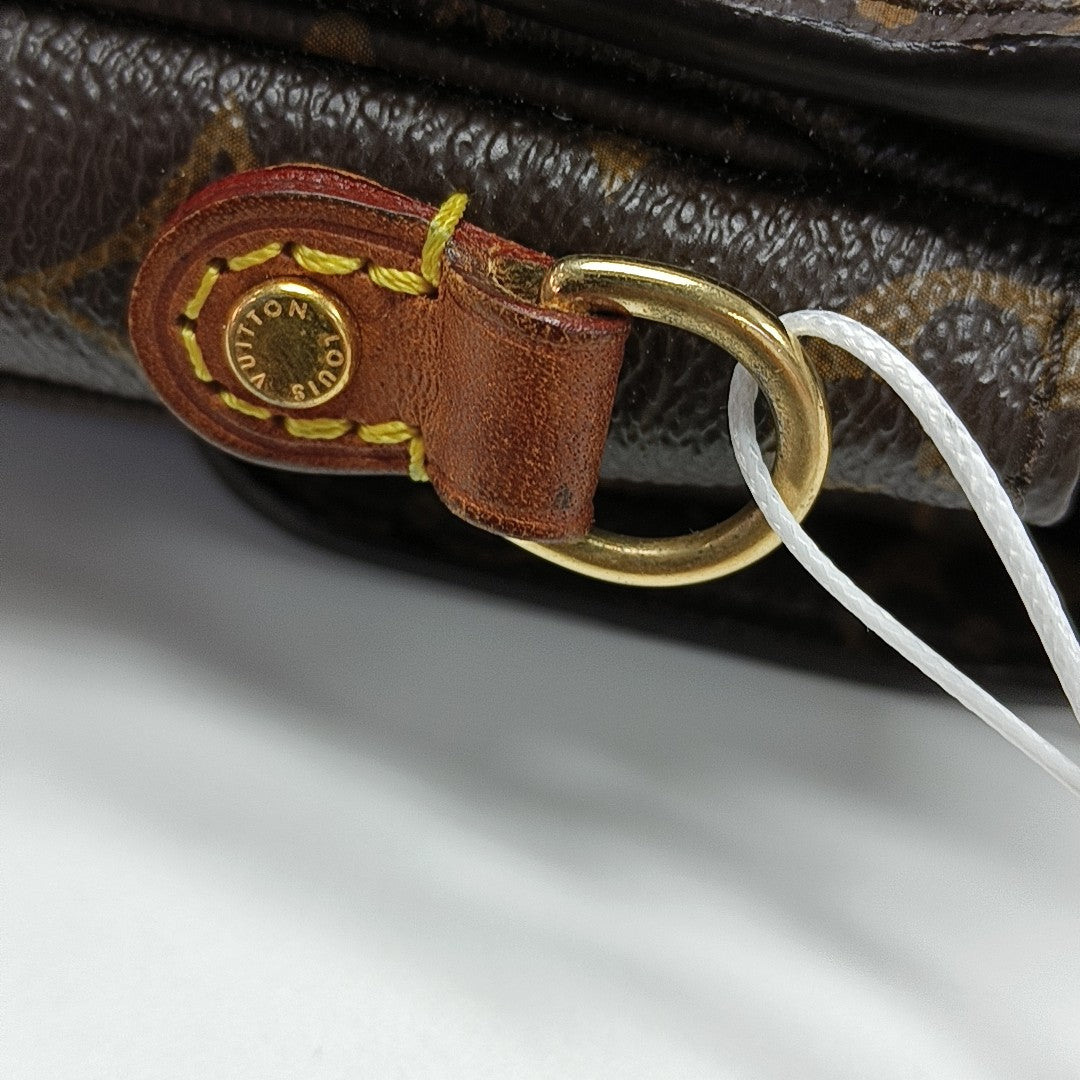 MÉTIS MM Monogram Coated Canvas Brown