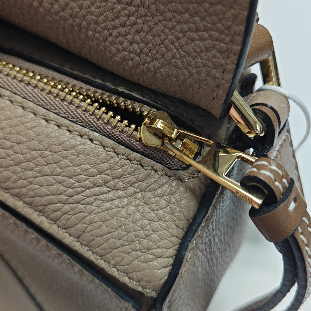 Puzzle Mini Calfskin Gray