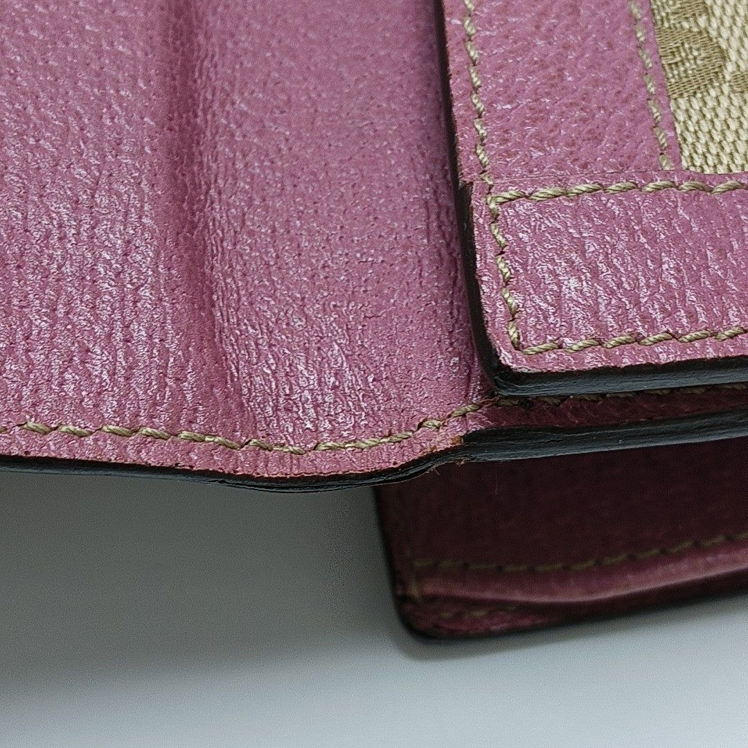 Monogram Canvas Wallet Brown