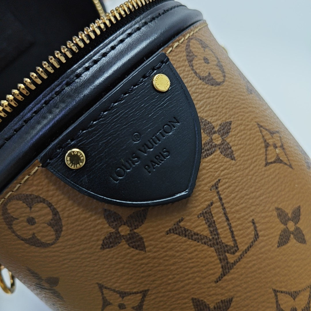CANNES PM Monogram Coated Canvas Brown