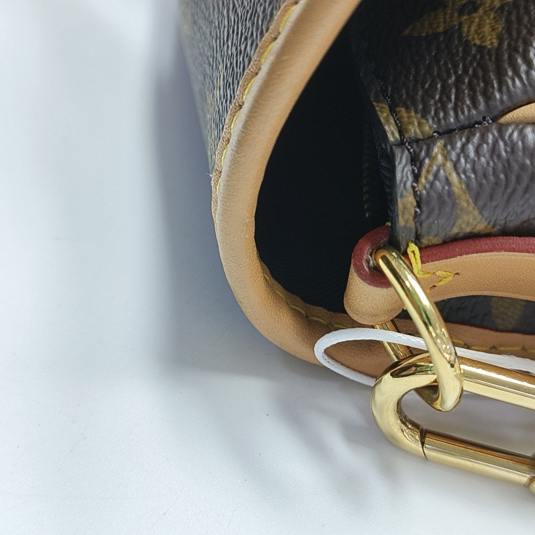 DIANE Monogram Coated Canvas Brown
