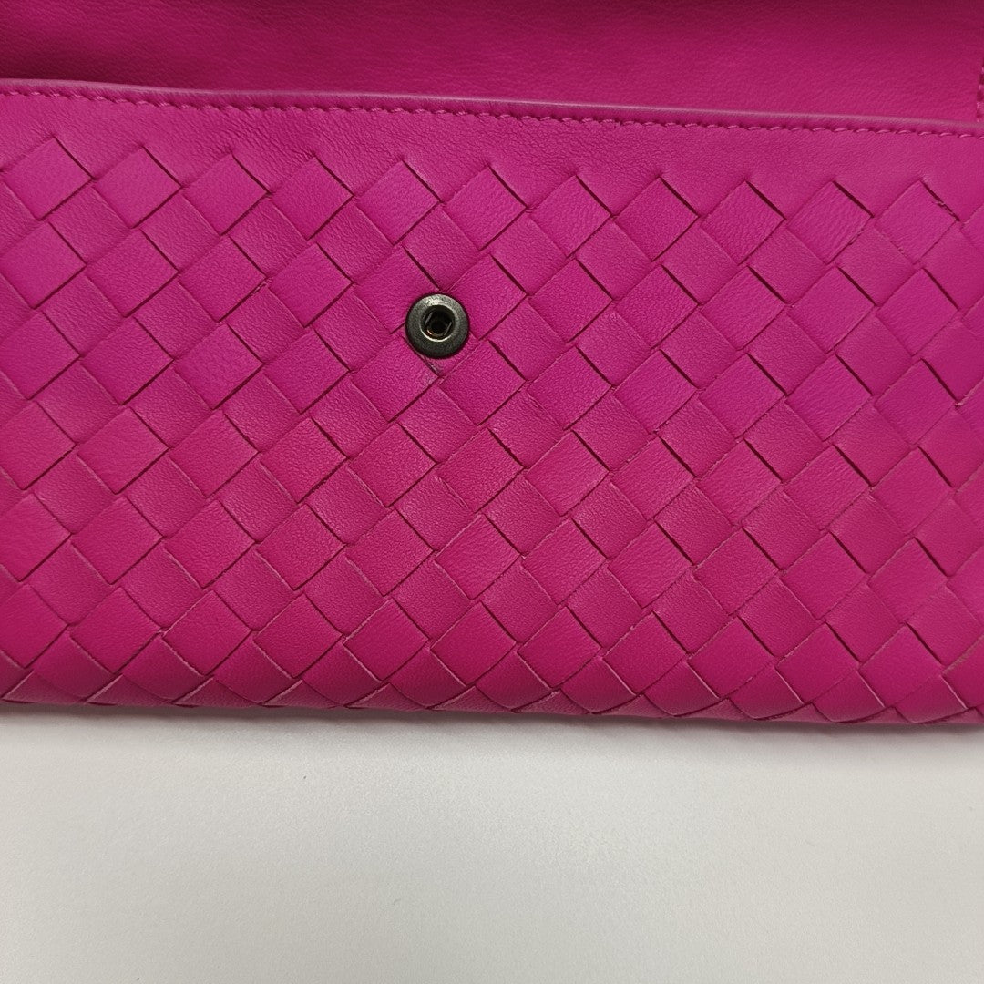 Lambskin Wallet Red