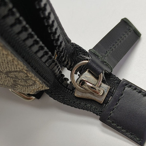 GG Supreme Monogram Coated Canvas Black