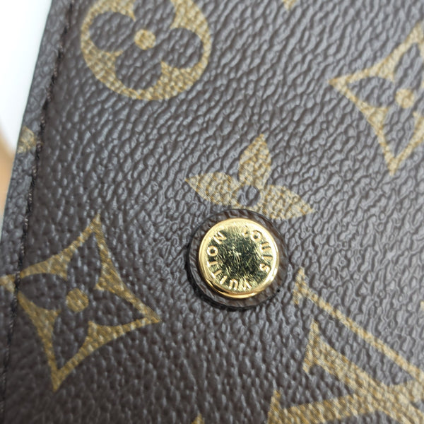 MONTAIGNE Monogram Coated Canvas Brown