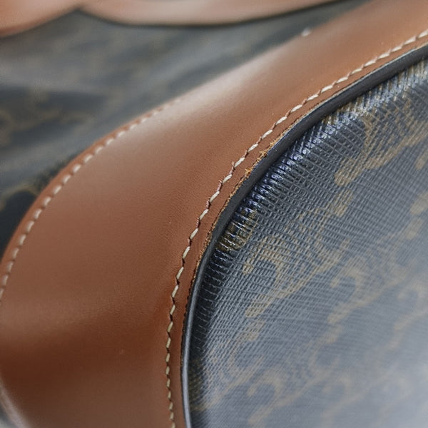 TRIOMPHE CANVAS Medium Coated Canvas Brown