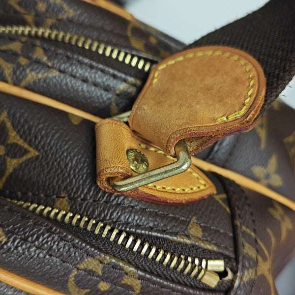 REPORTER Monogram Coated Canvas Brown