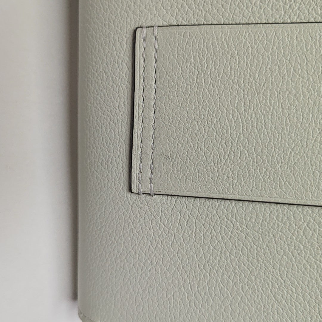 Constance Slim Evercolor Green Wallet