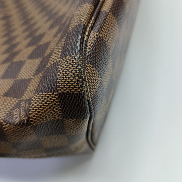 NEVERFULL MM Damier Ebene Coated Canvas Brown
