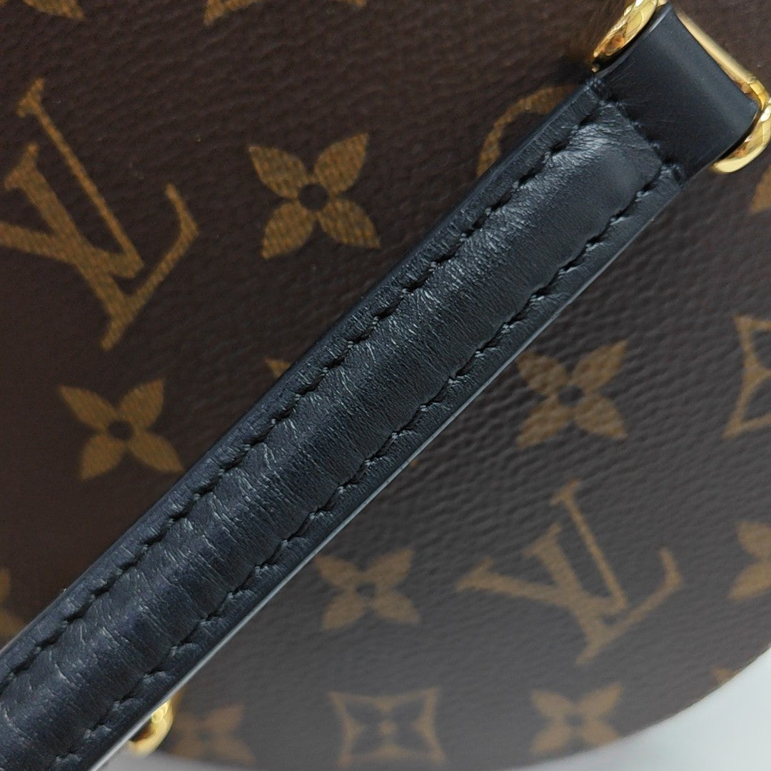 CANNES PM Monogram Coated Canvas Brown