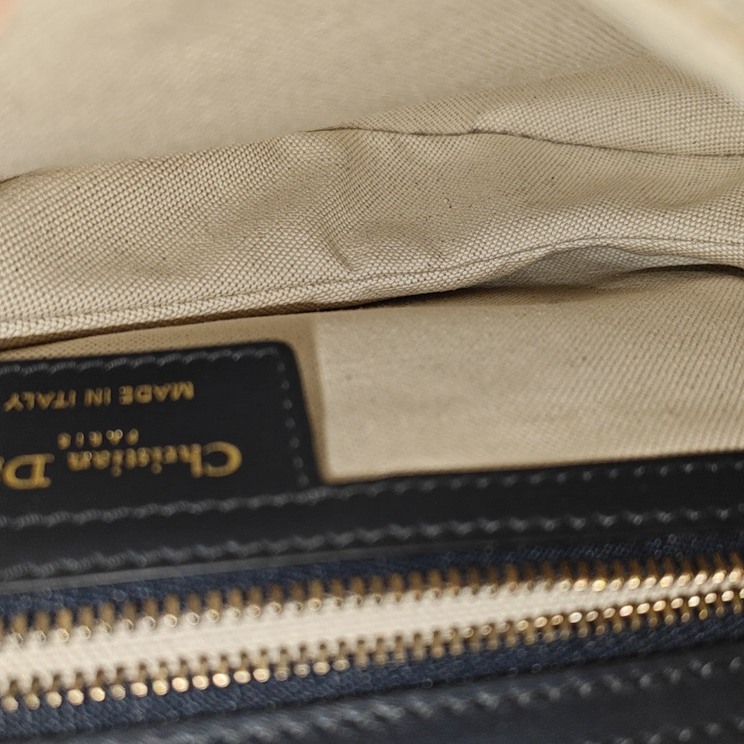 Saddle Mini Oblique Fabric Beige