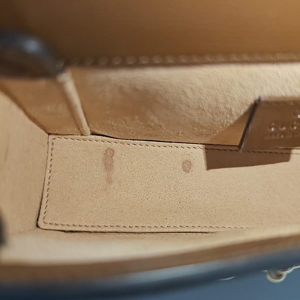 Horsebit 1955 Mini Monogram Coated Canvas Beige