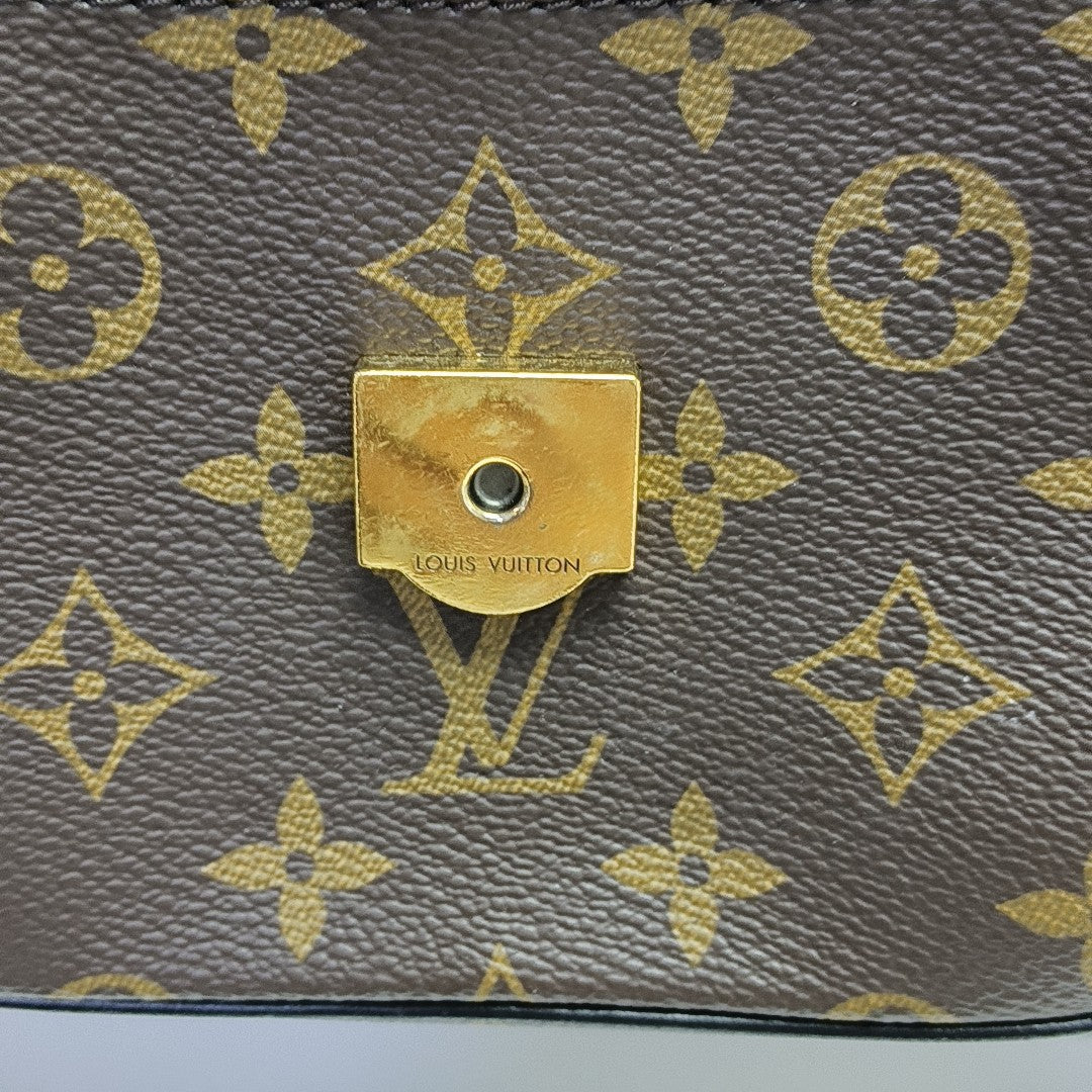 PASSY Monogram Coated Canvas Brown