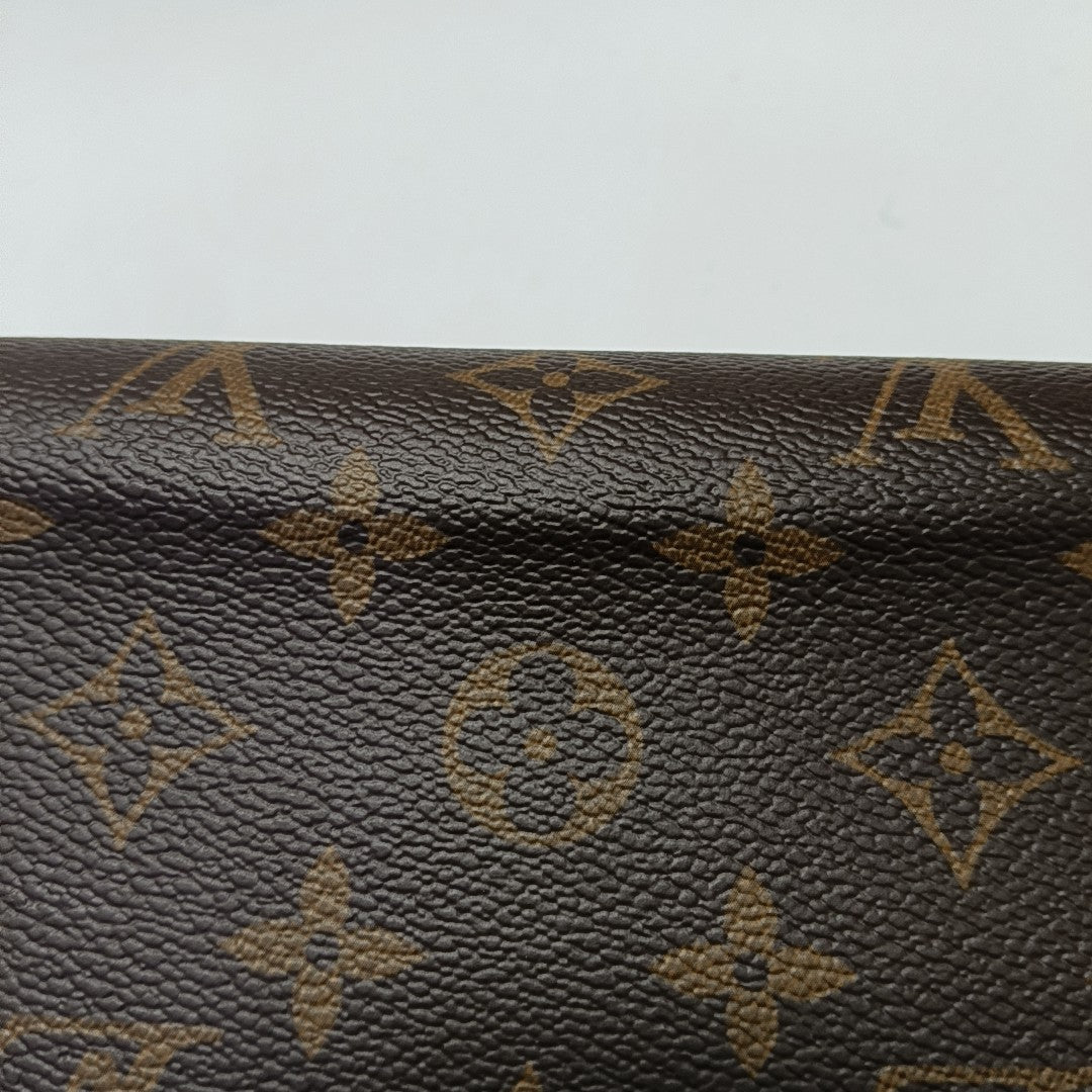 FÉLICIE Monogram Coated Canvas Brown