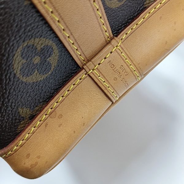 NOÉ BB Monogram Coated Canvas Brown