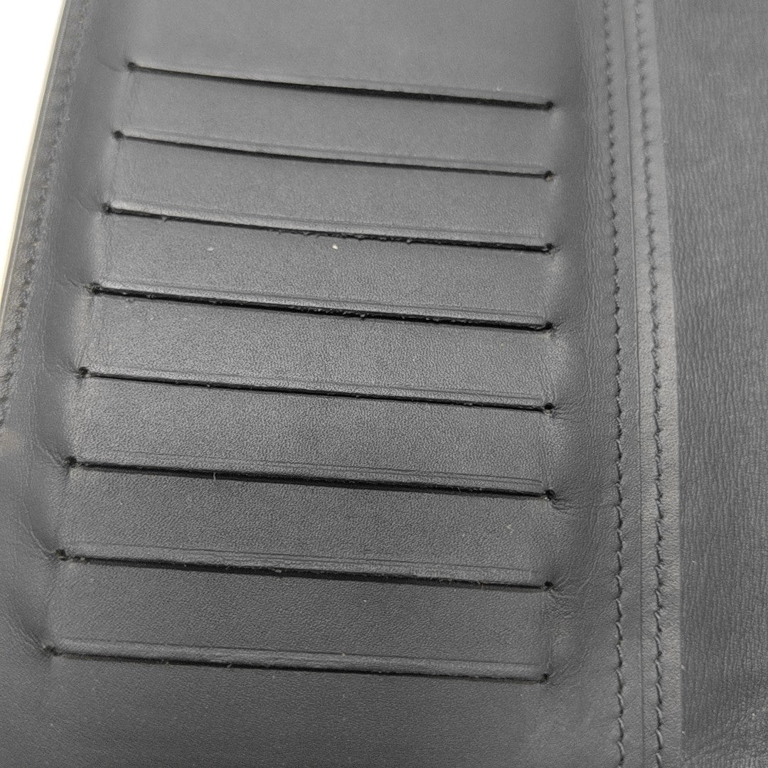 BRAZZA Monogram Denim Blue Wallet