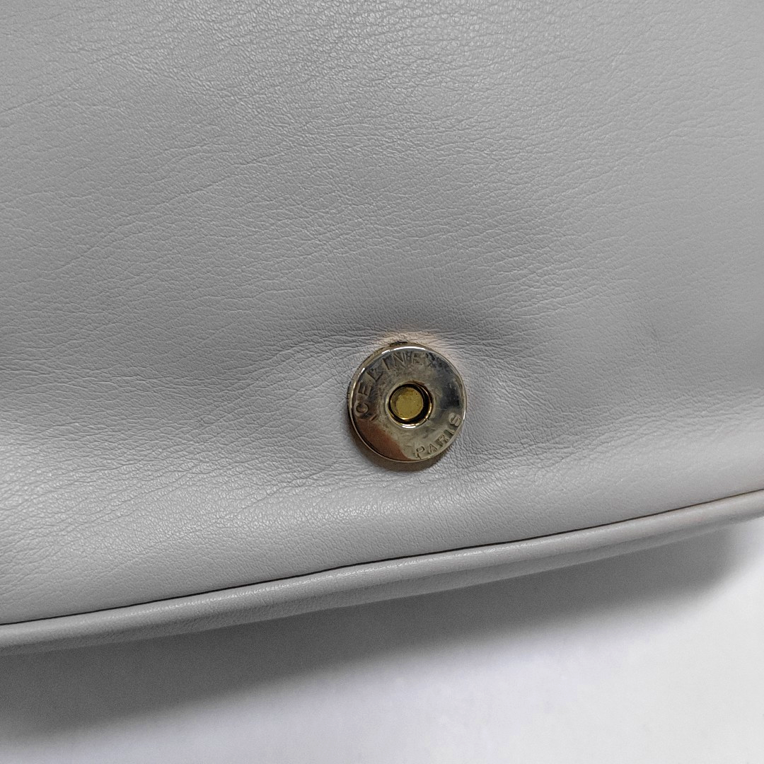 Authenticated pre-owned  TRIOMPHE Calfskin Beige - Shoulder Bag at Looply