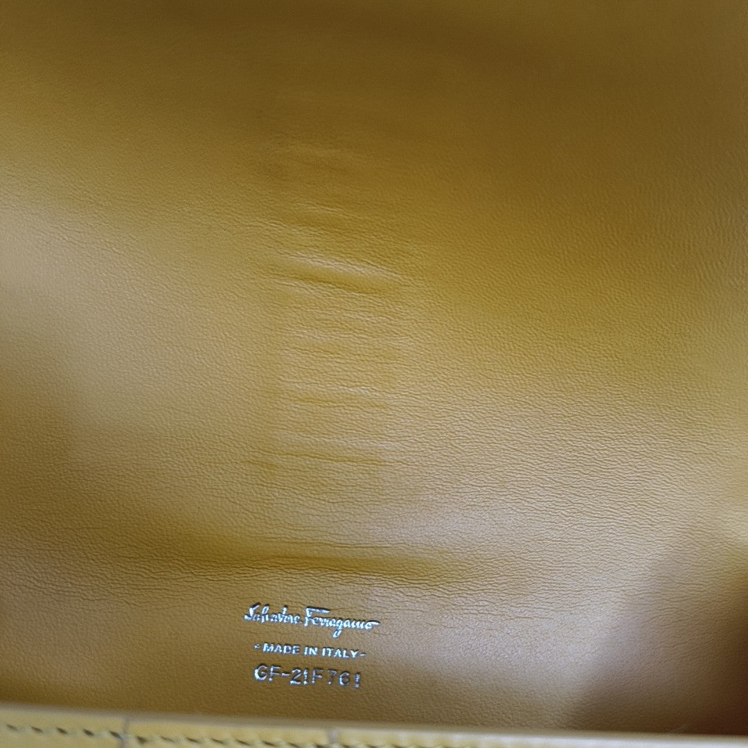 Calfskin Shoulder Bag Yellow