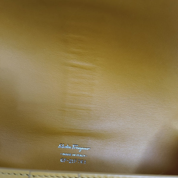 Calfskin Shoulder Bag Yellow