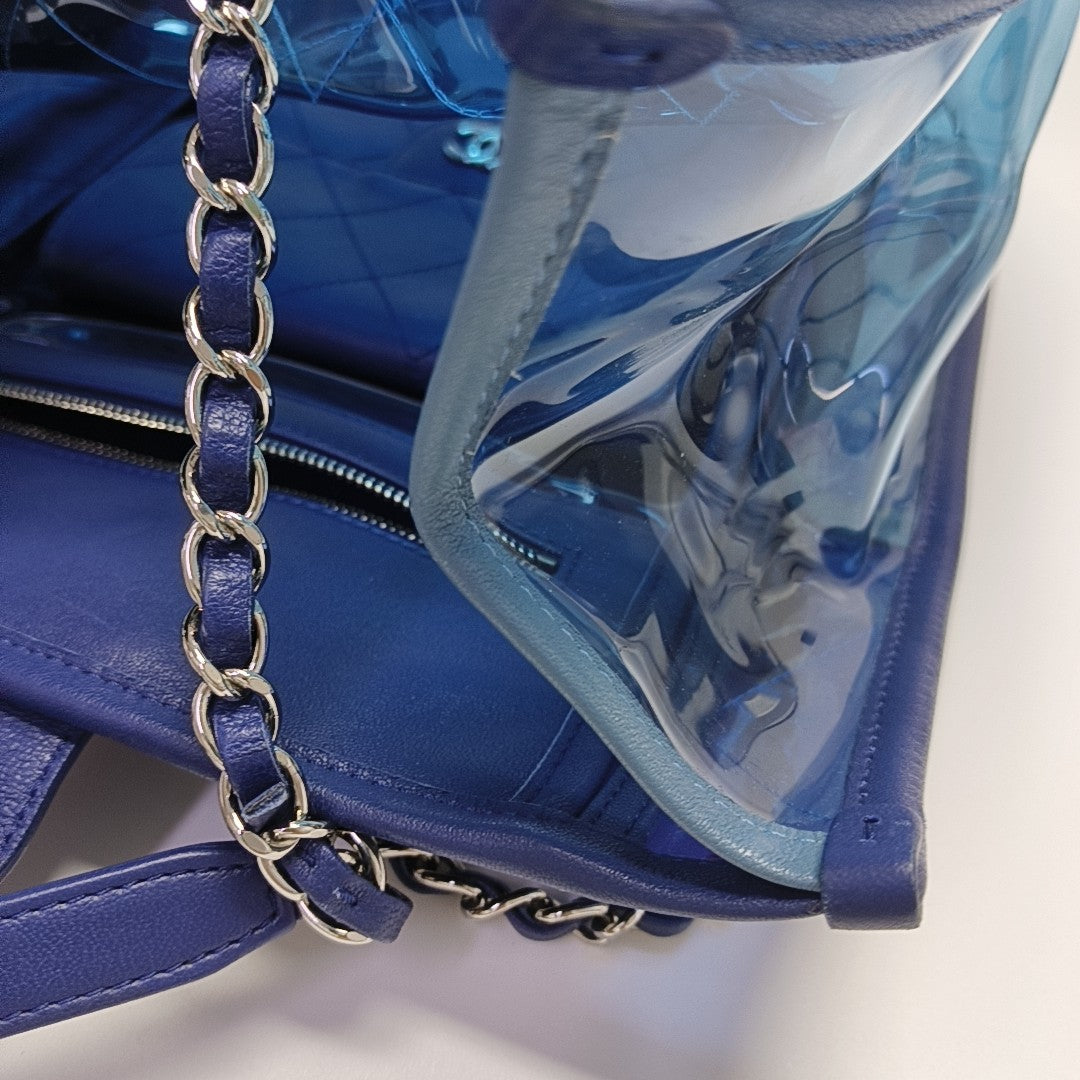 COCO SPLASH Quilted Plastic Blue