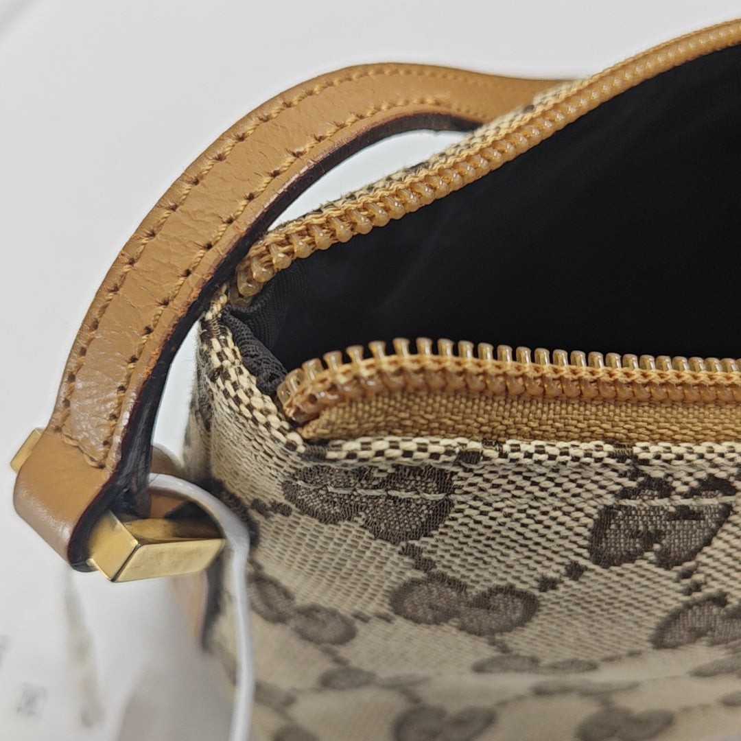 Monogram Canvas Top Handle Bag Beige