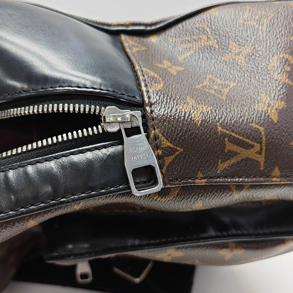 JOSH Monogram Coated Canvas Brown