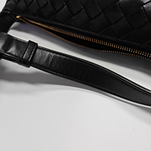 Lambskin Top Handle Bag Black