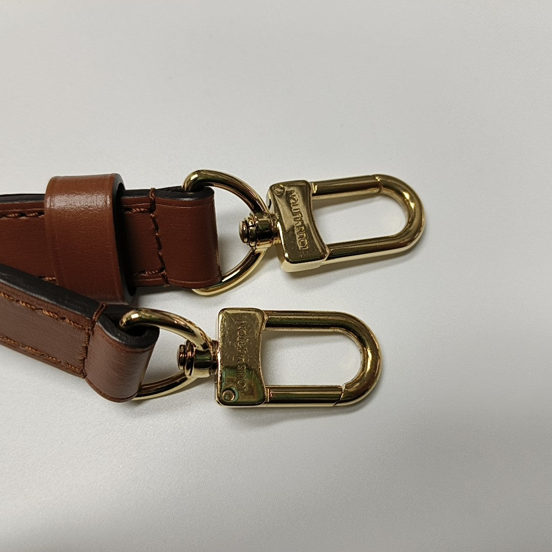 LOOP HOBO Monogram Coated Canvas Brown