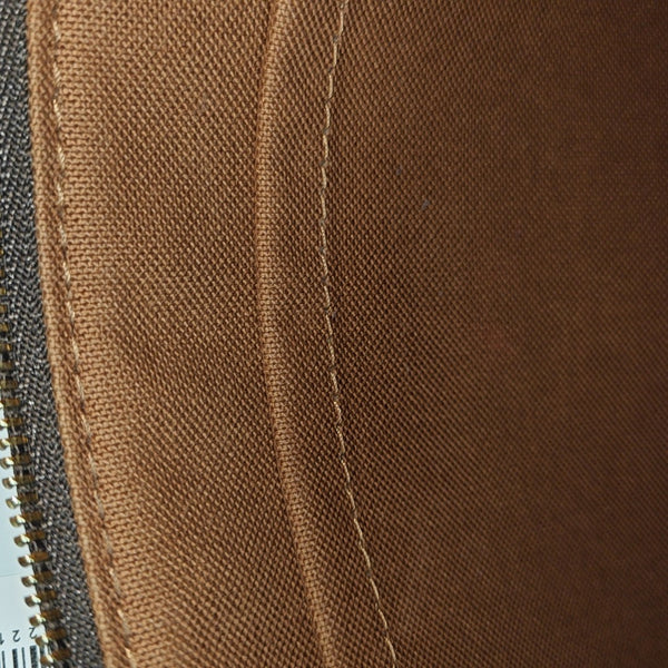 ACCESSOIRES Monogram Coated Canvas Brown
