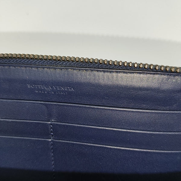 Calfskin Wallet Blue
