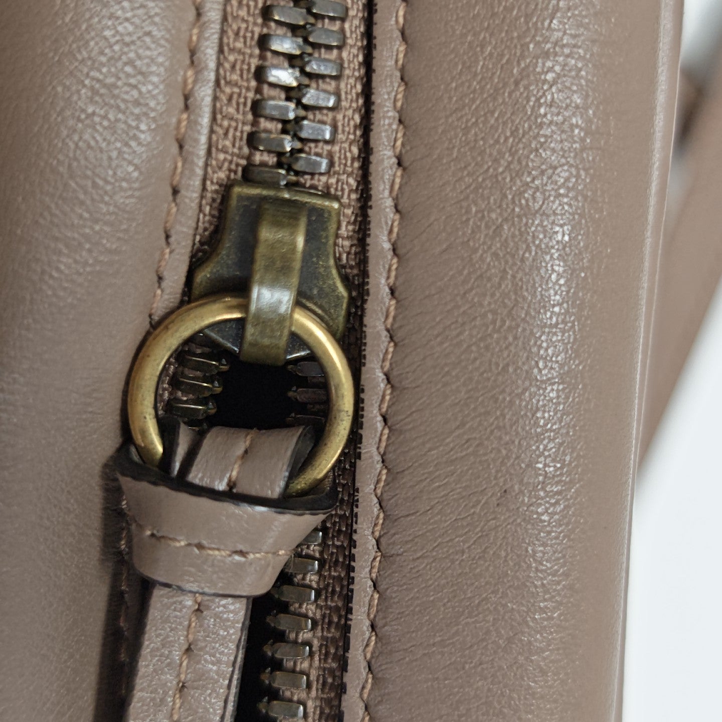 GG Marmont Small Quilted Calfskin Beige