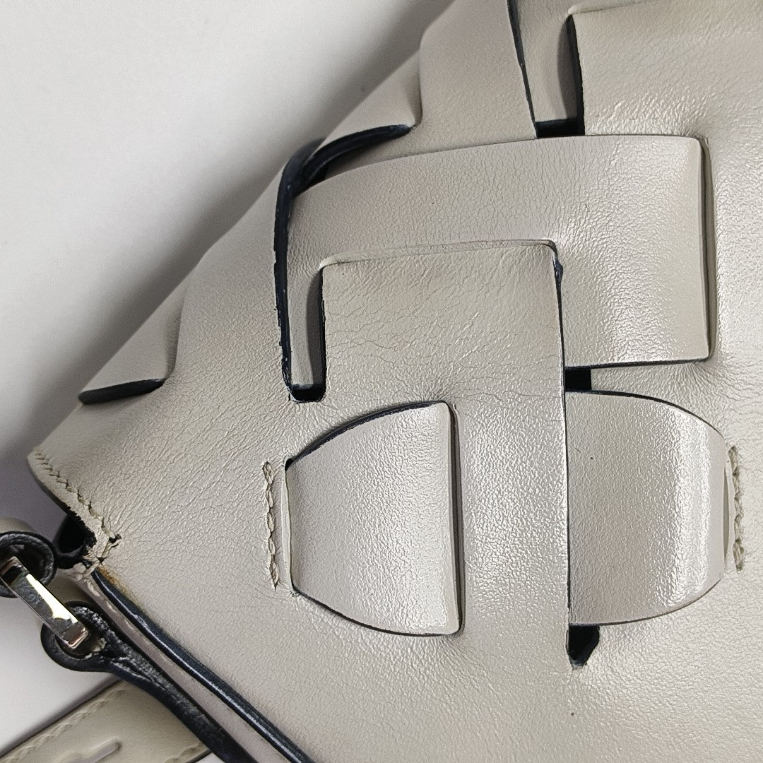 Calfskin Shoulder Bag White