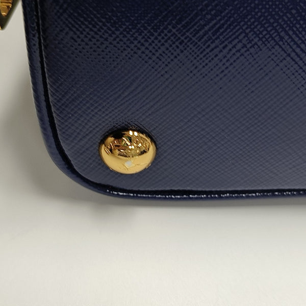 Galleria Small Patent Leather Blue