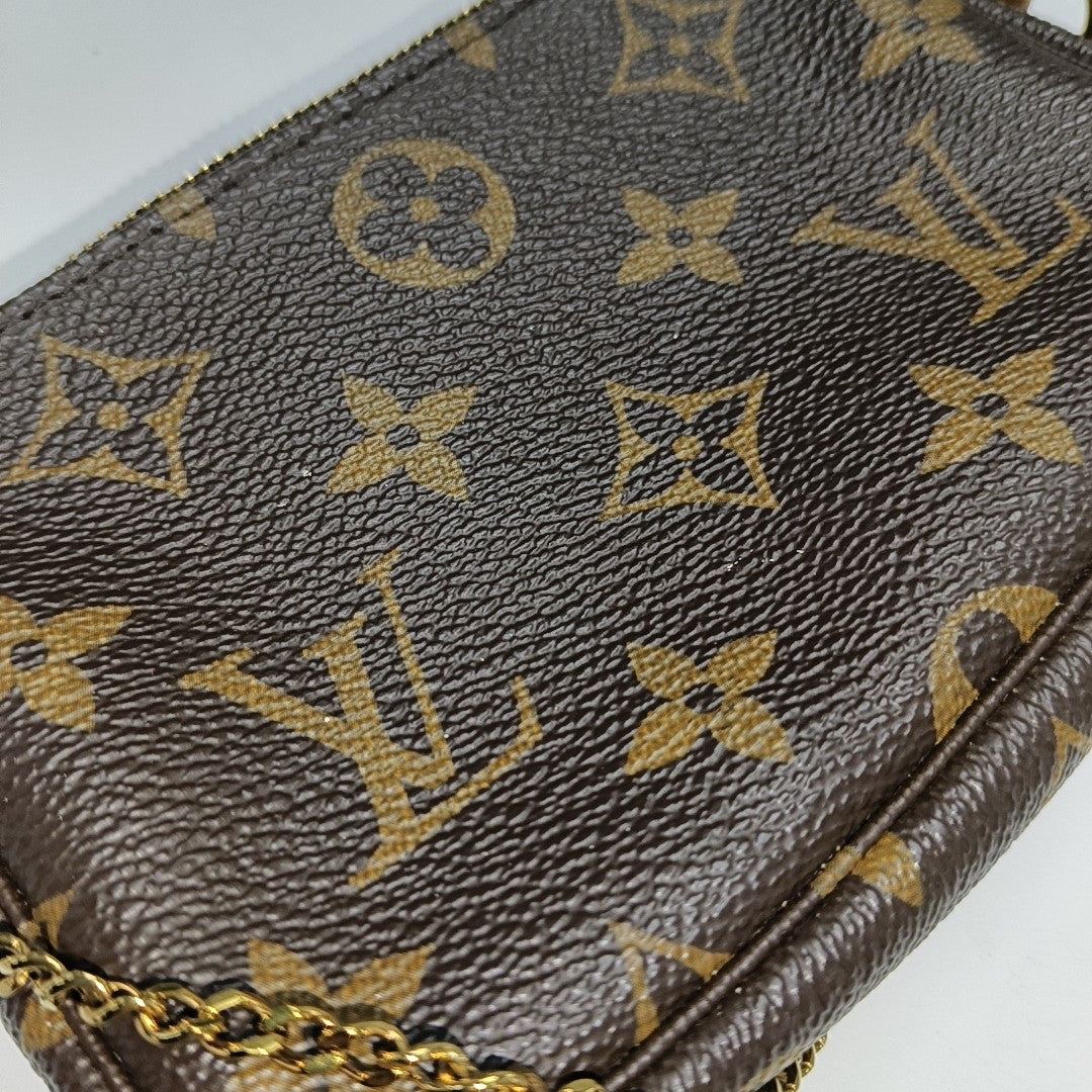 ACCESSOIRES Mini Monogram Coated Canvas Brown