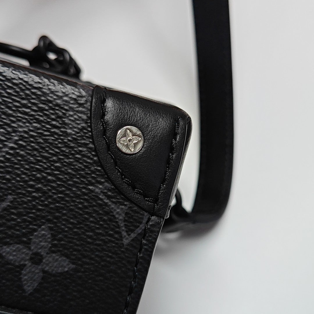 STEAMER Mini Monogram Coated Canvas Black