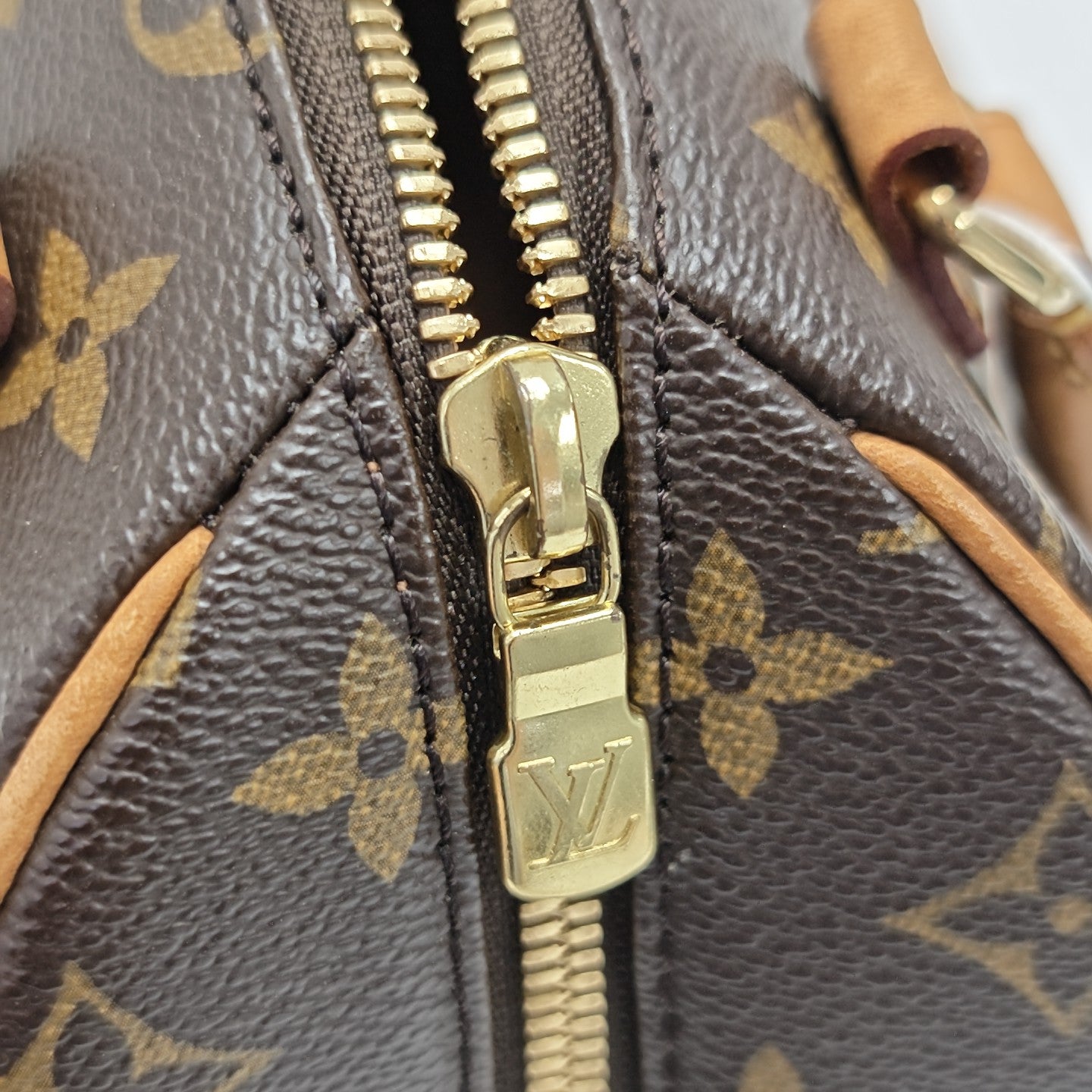 RIBERA Monogram Coated Canvas Brown