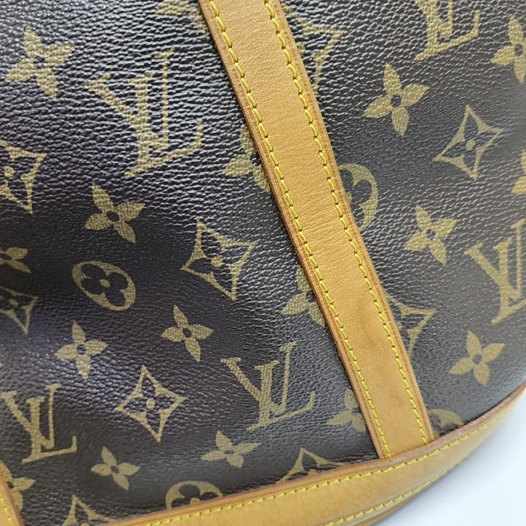 BUCKET GM Monogram Coated Canvas Brown