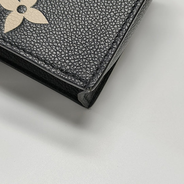 SAC PLAT Mini Monogram Calfskin Black