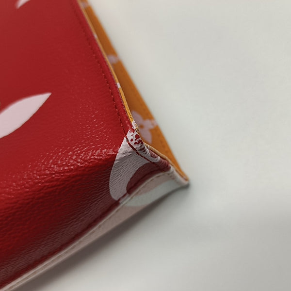 TOILET POCKET 26 Monogram Coated Canvas Red