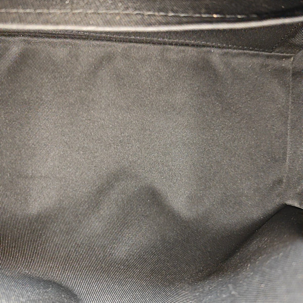 KEEPALL Monogram Coated Canvas Black