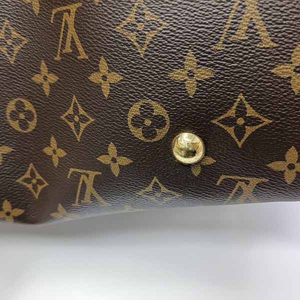 CARRYALL MM Monogram Coated Canvas Brown