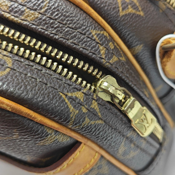 REPORTER Monogram Coated Canvas Brown