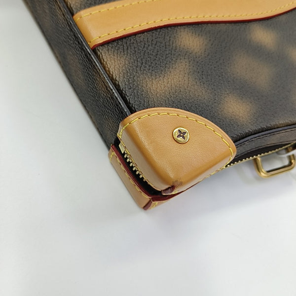 SOFT TRUNK Coated Canvas Brown