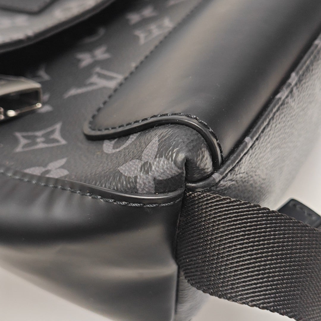 VOYAGER PM Monogram Coated Canvas Black
