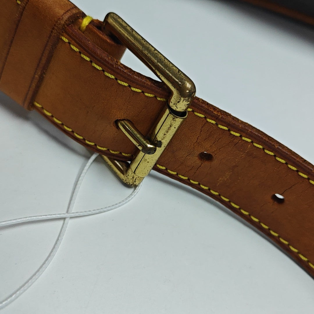 CROISSANT MM Monogram Coated Canvas Brown