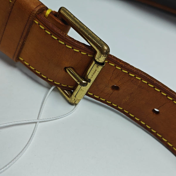 CROISSANT MM Monogram Coated Canvas Brown